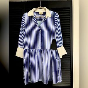 Tuckernuck size small NWT striped casual dress.